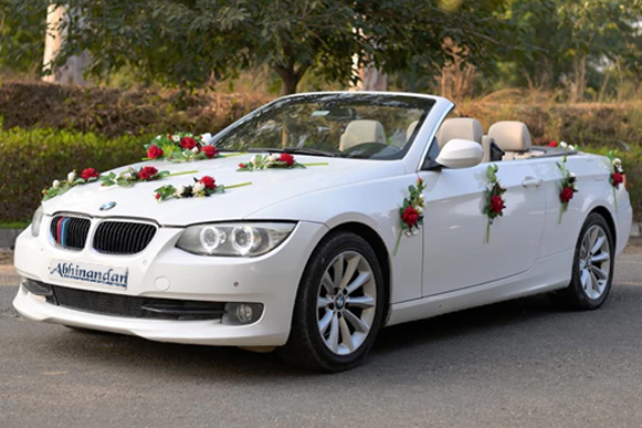 Abhinandan Luxury wedding car hire - Ahmedabad - New Delhi - Mumbai - Bangalore India.